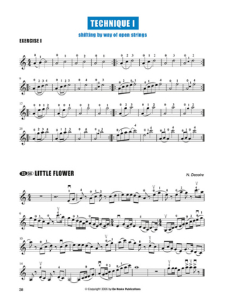 Position Shifts - Violon - Nico Dezaire - Partition - Violon